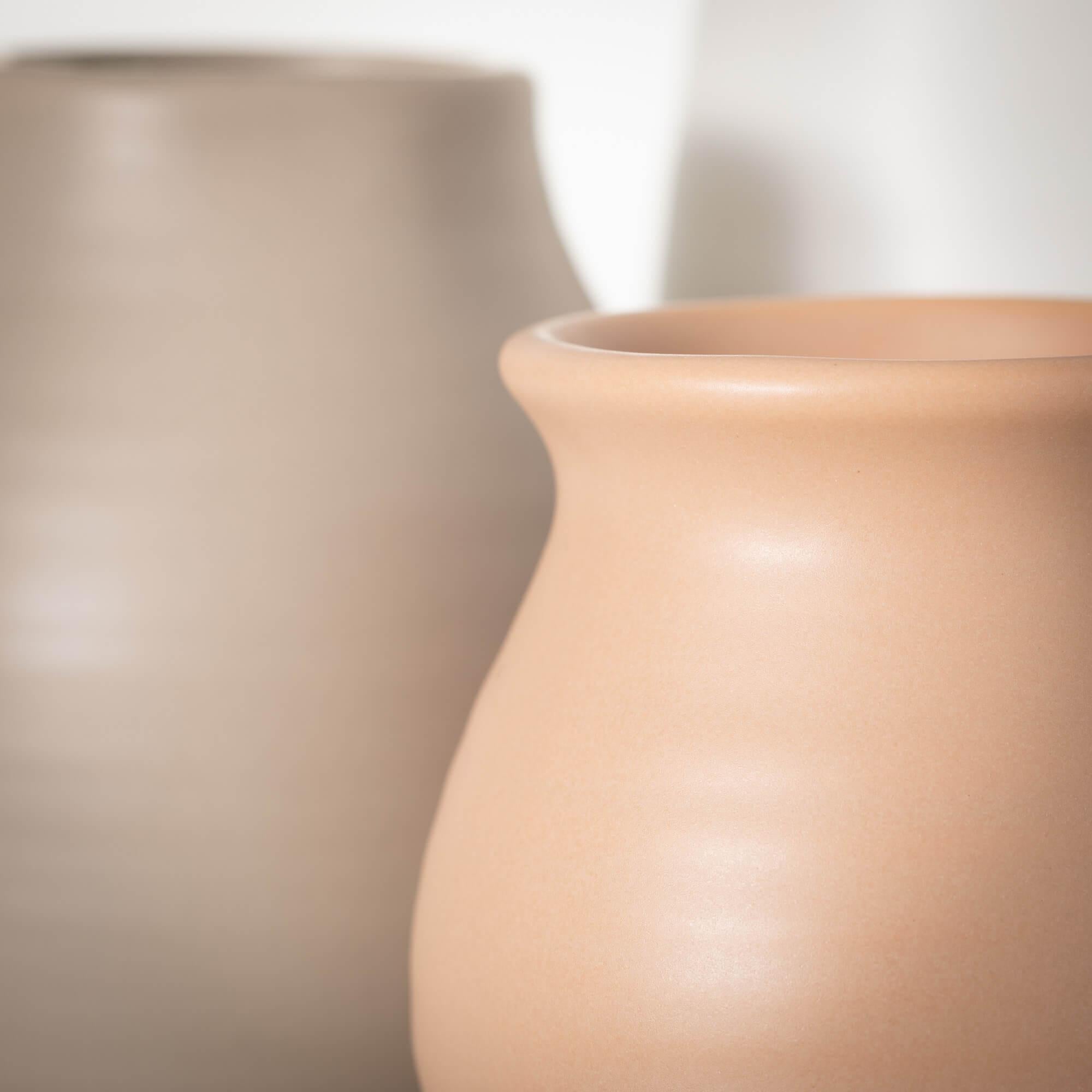 Colored Ceramic Vase - 5.5"H