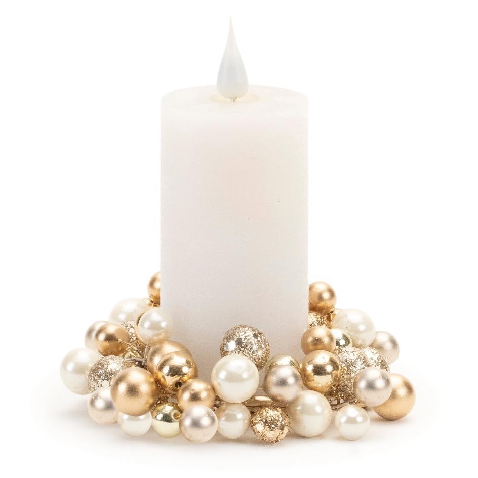 Ornament Candle Ring - 4.5"Di