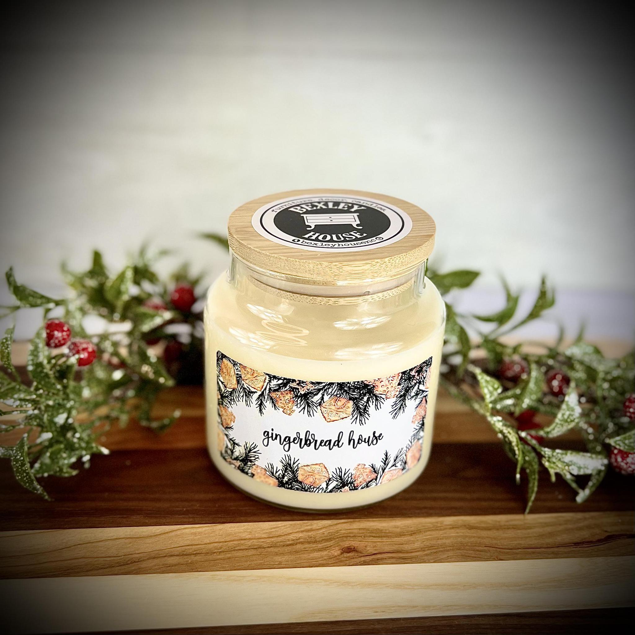 Bexley House 16oz Apothecary Candle - Gingerbread House