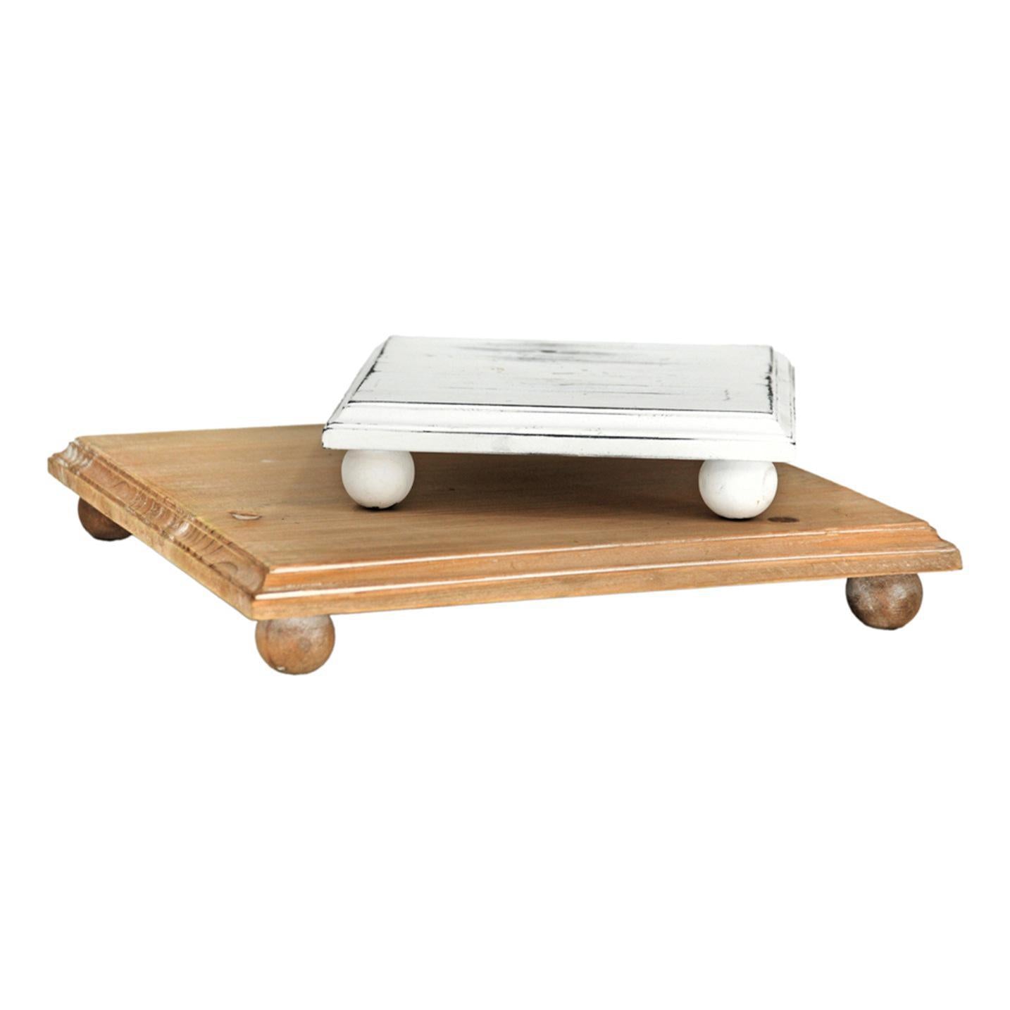 Square Footed Tray