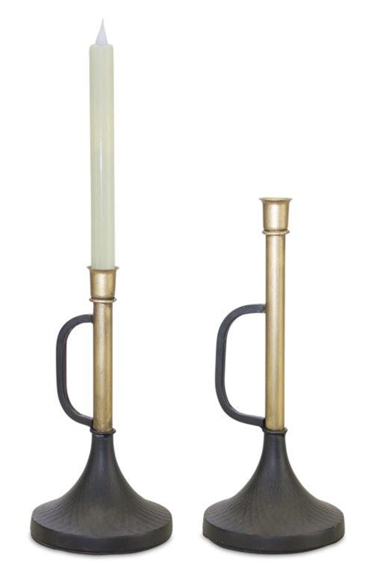 Horn Taper Candle Holder