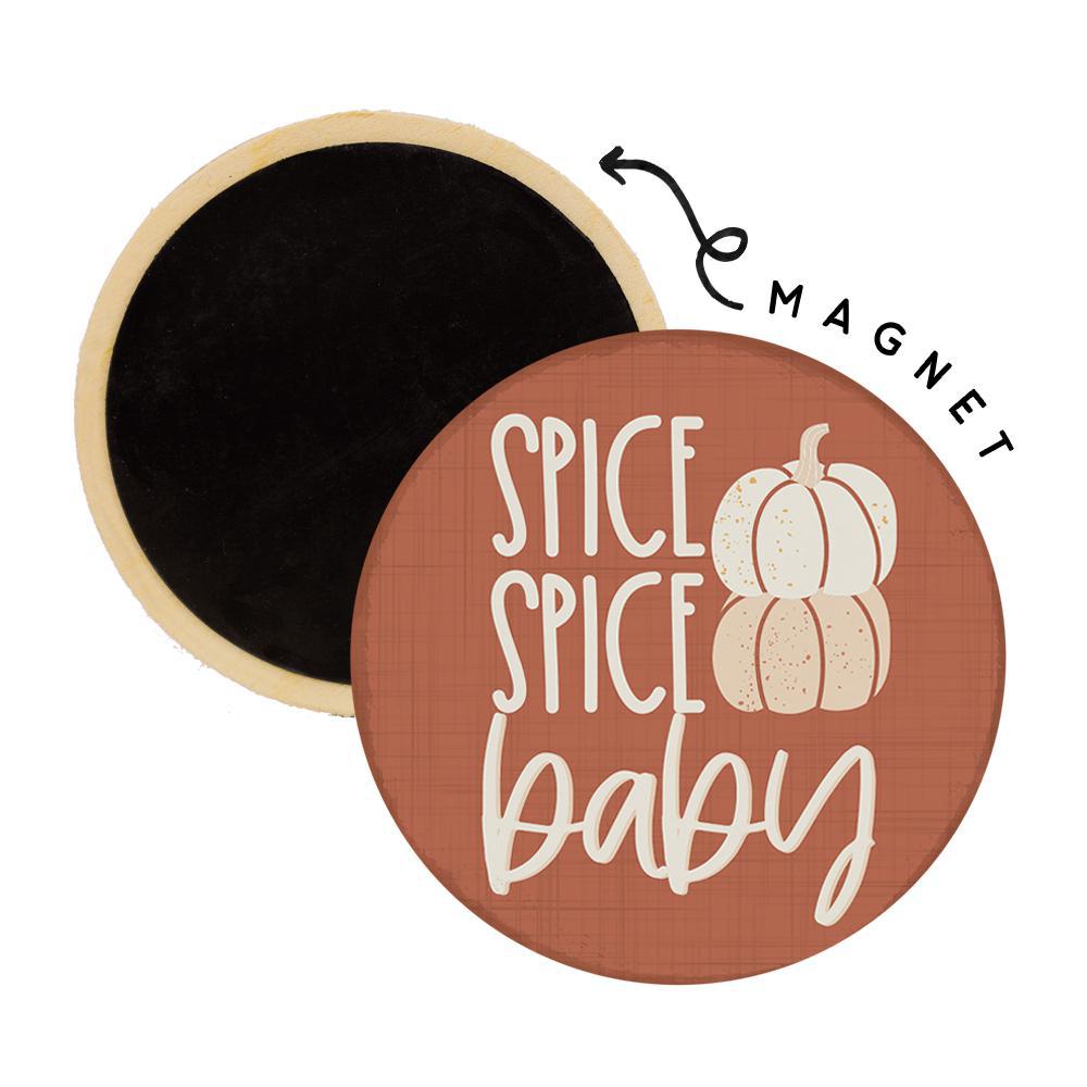 Spice Baby Magnet Round - 2.5"Di