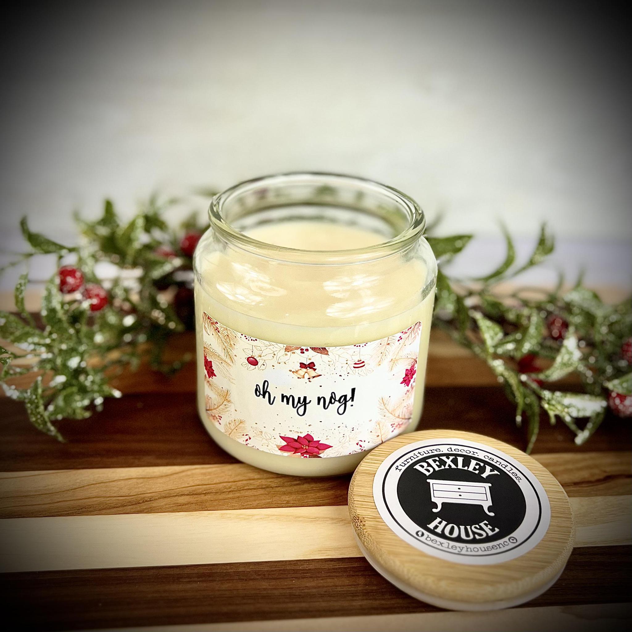 Bexley House 16oz Apothecary Candle - Oh My Nog