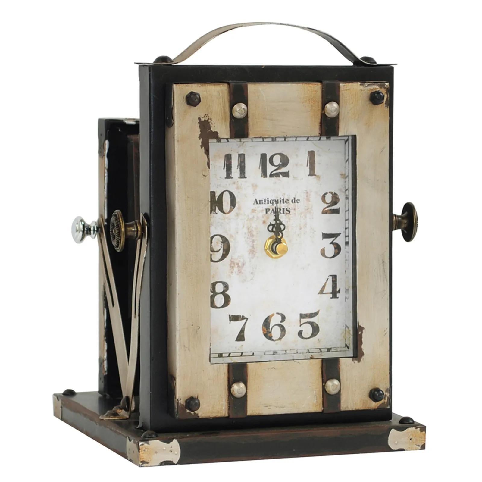 Time Flash Table Clock - 7.5"L x 10"H