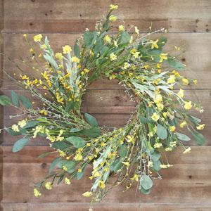 Mixed Floral Wreath