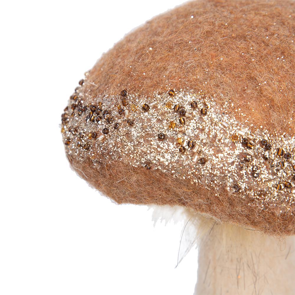 Brown Fabric Mushroom