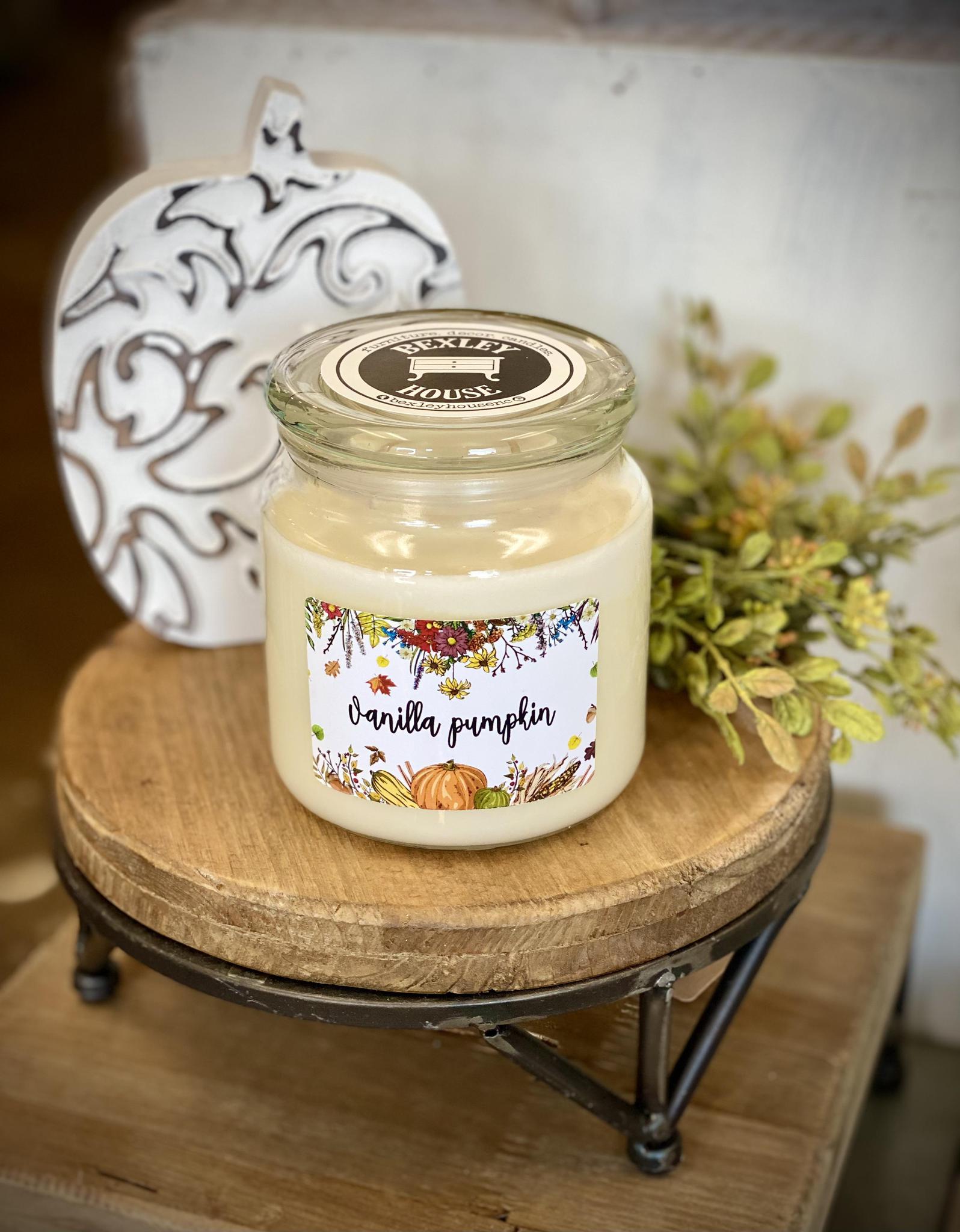 Bexley House 16oz Apothecary Candle - Vanilla Pumpkin