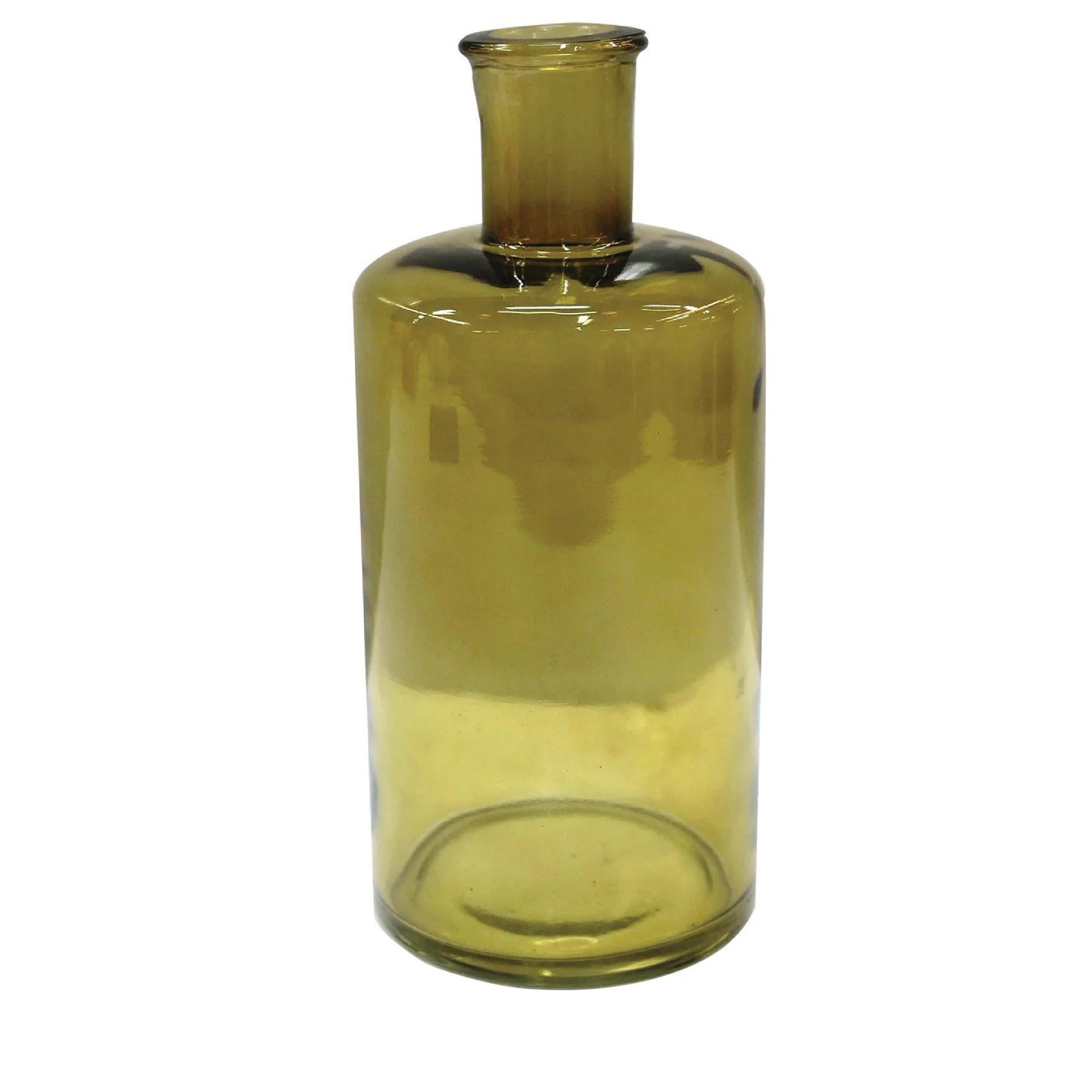 Apothecary Bottle Olive Green - 8.75"H