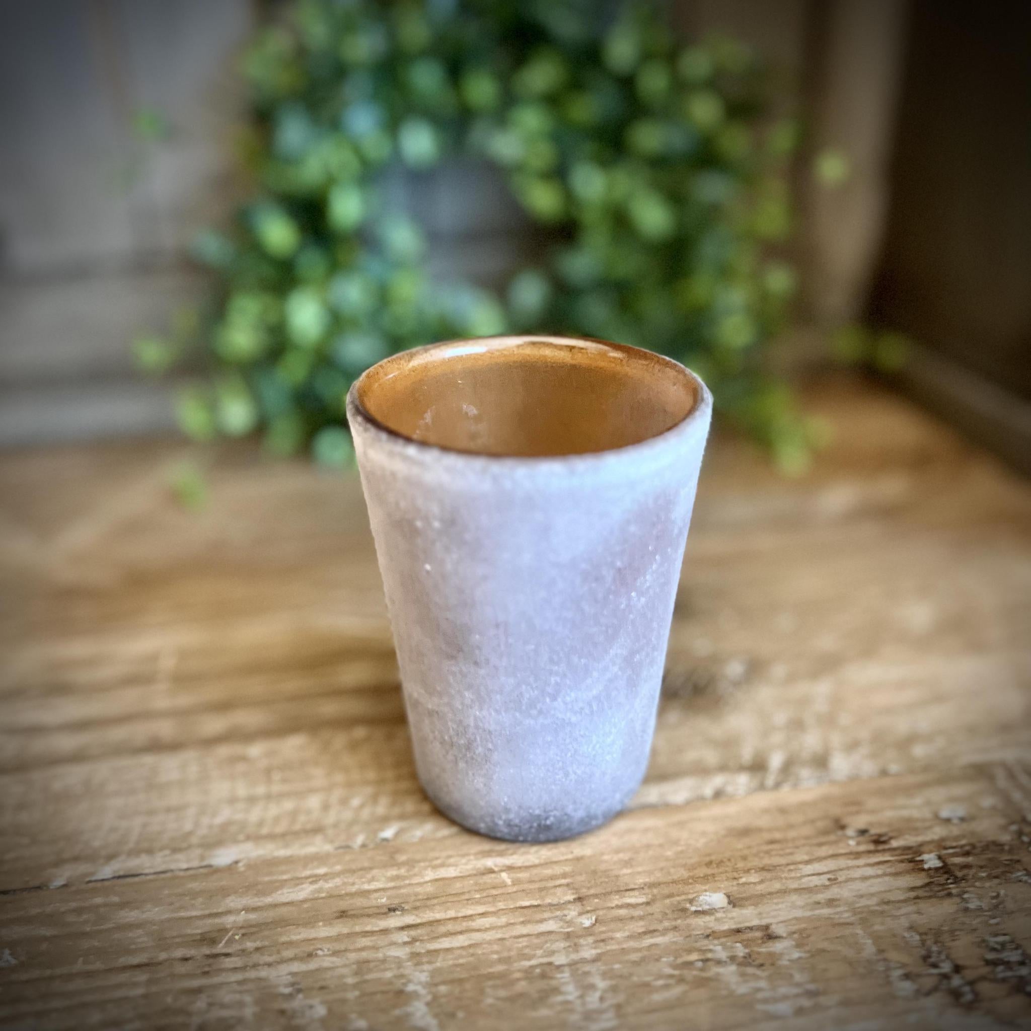 Terra Aged Glass Vase - 3"Di x 4"H