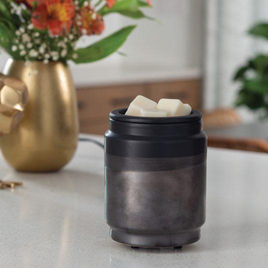 Wax Warmer with Silicon Dish Black Dipped