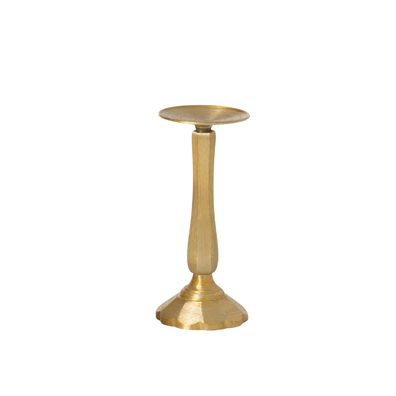 Classic Gilded Gold Candle Holder