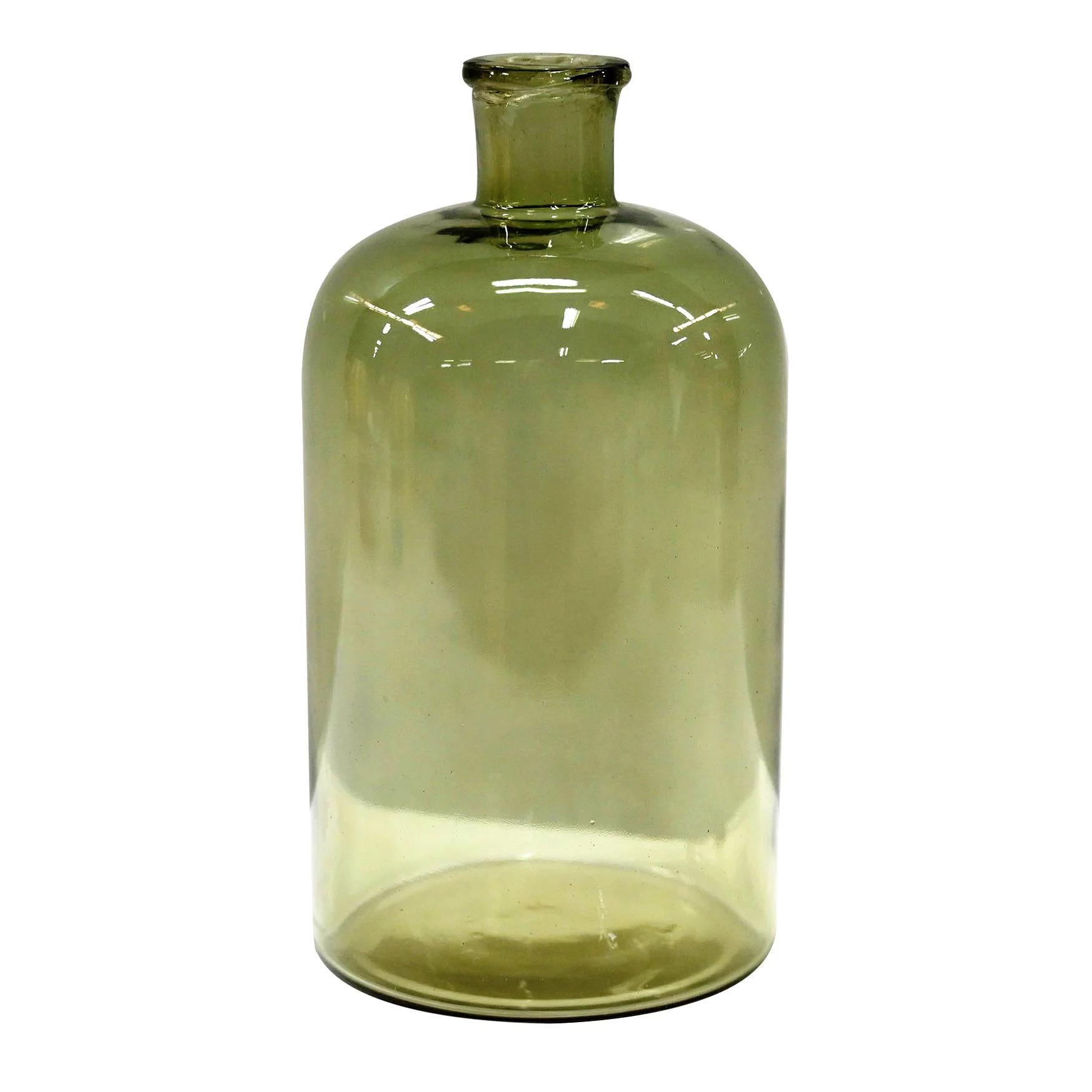 Tonic Bottle Herbal Green - 10"H